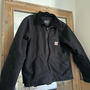 Carhartt Black Jacket with Blanket Lining
